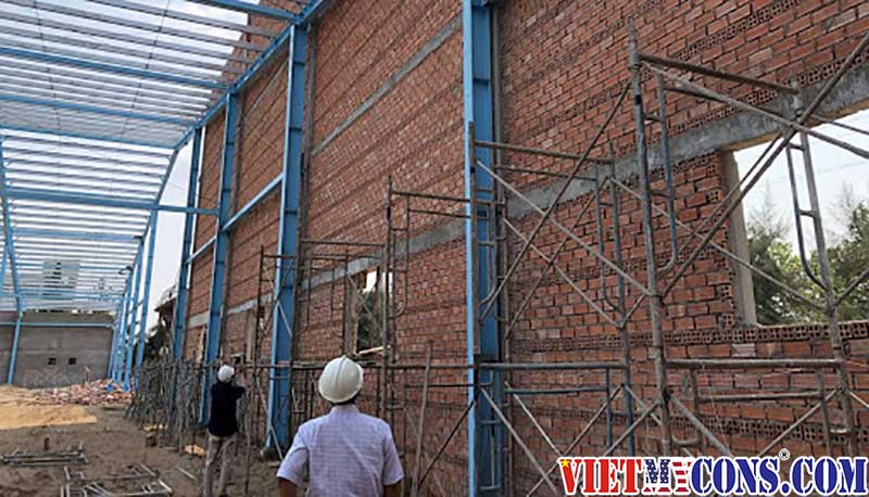 Đơn giá nhân công và vật tư xây dựng 1m2 tường gạch - Vietmycons